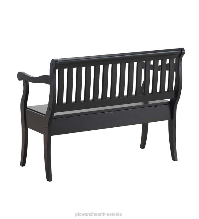 majatarbed 820L2061 käsitööna valmistatud liistudega hoiupink - jalakas Plow & Hearth