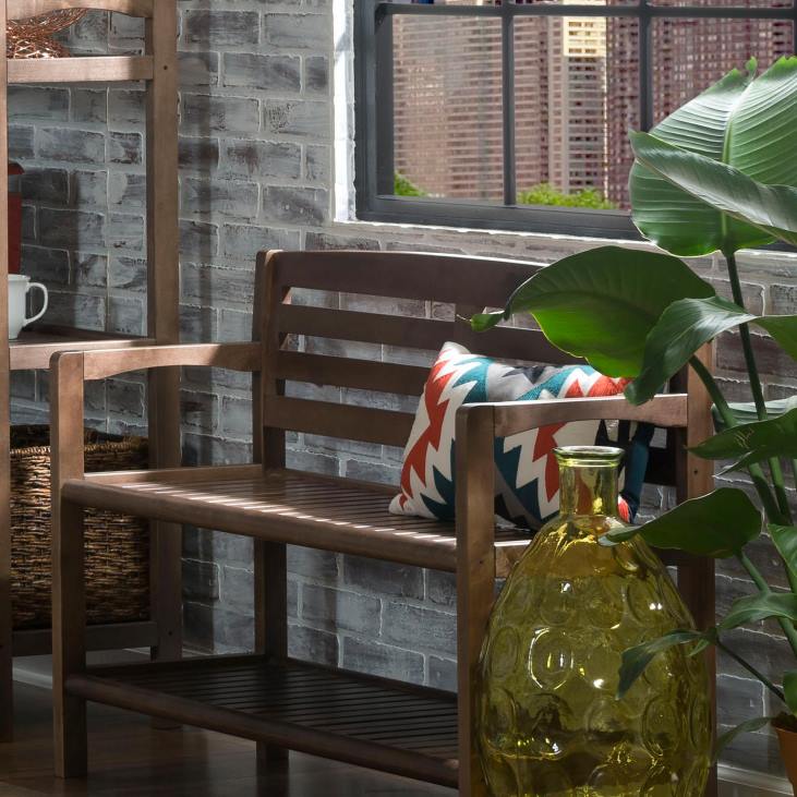 majatarbed 820L2063 puidust sissepääsupink - espresso Plow & Hearth