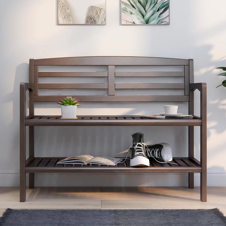 majatarbed 820L2063 puidust sissepääsupink - espresso Plow & Hearth