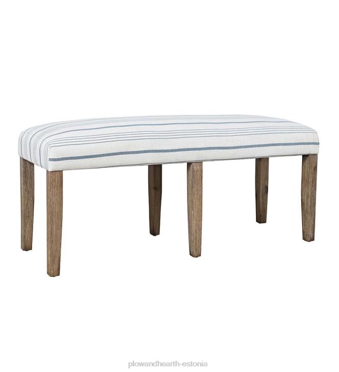 majatarbed 820L2064 hatteras polsterdatud seljatoeta pink - sinine triip Plow & Hearth