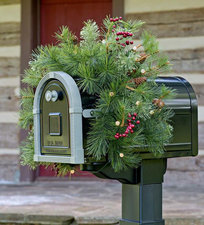 majatarbed 820L1479 sise-/väljas sinine katuseharja rohelus akutoitega kahefunktsiooniliste tuledega Plow & Hearth