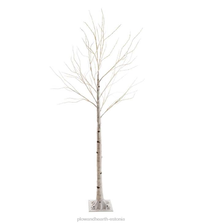 majatarbed 820L1481 sooja valge ja mitmevärviliste tuledega sise-/välikask Plow & Hearth