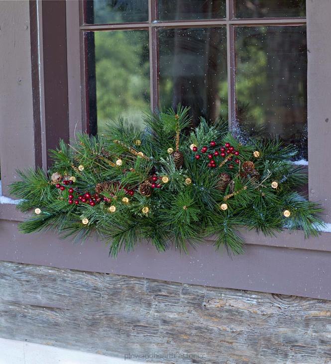 majatarbed 820L1484 sise-/väljas sinine katuseharja vanik akutoitega kahefunktsiooniliste tuledega Plow & Hearth