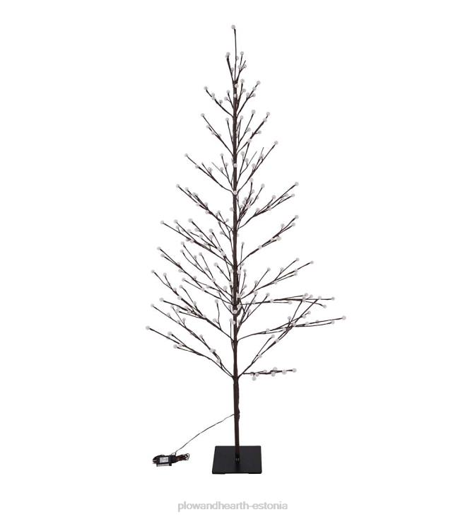 majatarbed 820L1489 sise-/väljas elektrivalgustusega minigloobuspuud Plow & Hearth