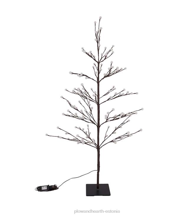 majatarbed 820L1489 sise-/väljas elektrivalgustusega minigloobuspuud Plow & Hearth