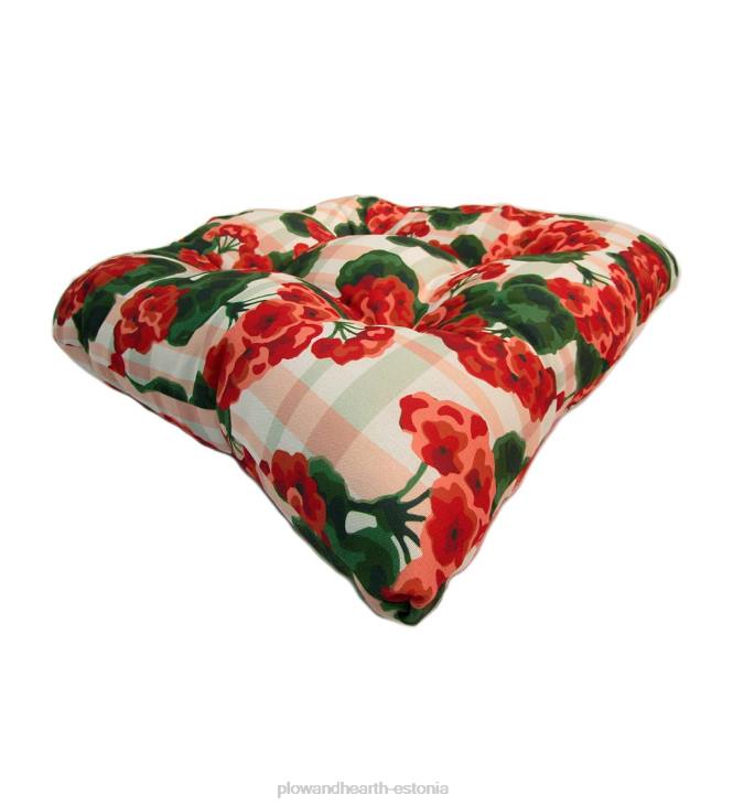 majatarbed 820L1520 klassikaline ümmargune toolipadi, 18 dia. x 3 - palermo triip Plow & Hearth