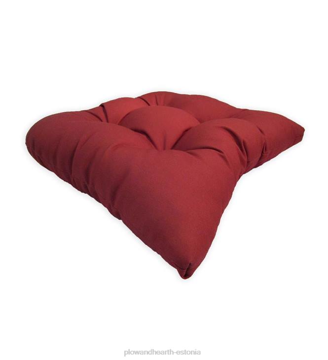 majatarbed 820L1520 klassikaline ümmargune toolipadi, 18 dia. x 3 - palermo triip Plow & Hearth