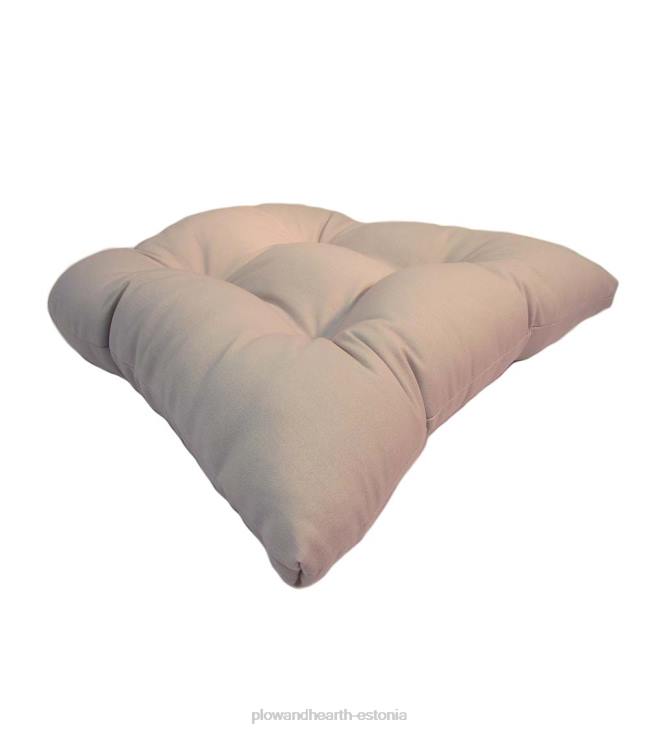 majatarbed 820L1520 klassikaline ümmargune toolipadi, 18 dia. x 3 - palermo triip Plow & Hearth