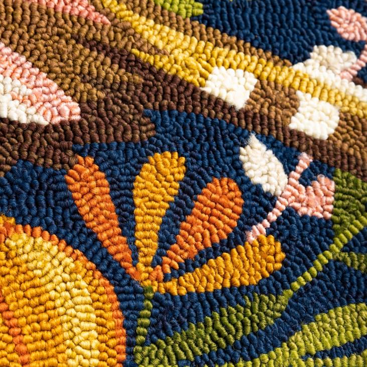 majatarbed 820L1523 sise-/välisfaasanist käsitsi konksuga polüpropüleenist aktsentvaip Plow & Hearth