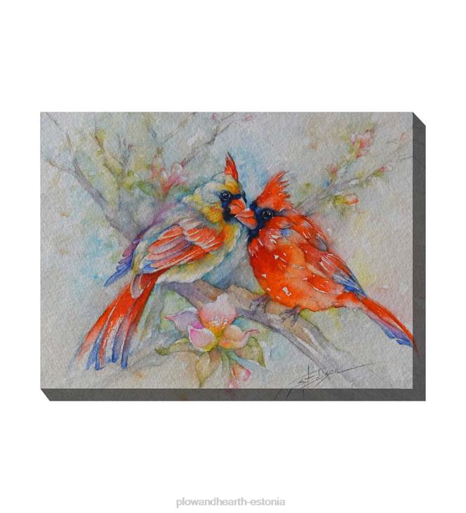 majatarbed 820L1543 kardinaalne sise-/välislõuendi seinakunst Plow & Hearth