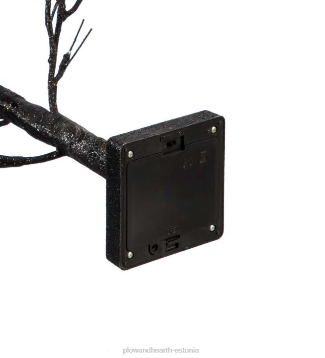 majatarbed 820L1561 lauapealne halloweenipuu lillade led-tuledega Plow & Hearth