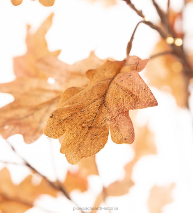 majatarbed 820L1586 sise-/väljas elektrivalgustusega roostetammed Plow & Hearth