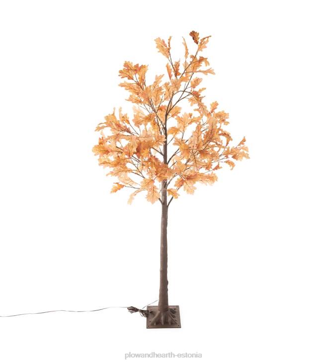 majatarbed 820L1586 sise-/väljas elektrivalgustusega roostetammed Plow & Hearth