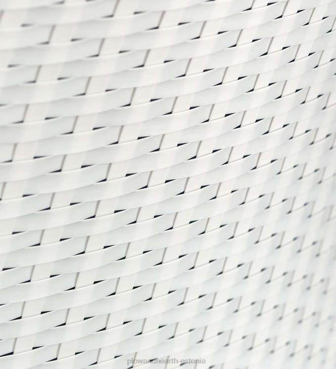 majatarbed 820L1079 viieosaline valge vitstest terrassimööbli komplekt patjadega - valge Plow & Hearth