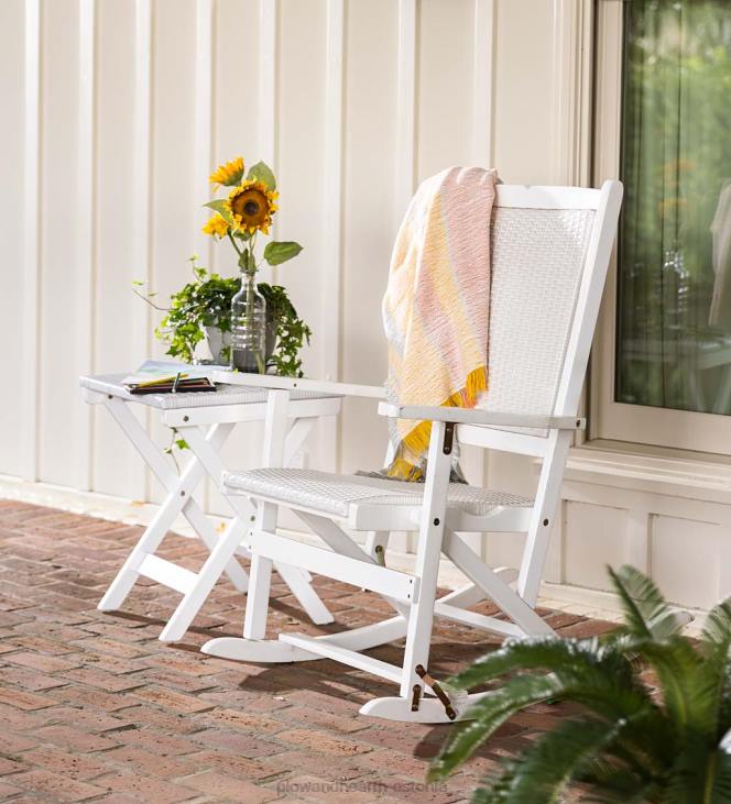 majatarbed 820L1081 claytor kokkupandav eukalüptist õuemööbel Plow & Hearth