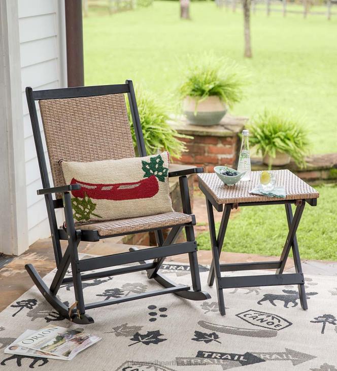 majatarbed 820L1081 claytor kokkupandav eukalüptist õuemööbel Plow & Hearth