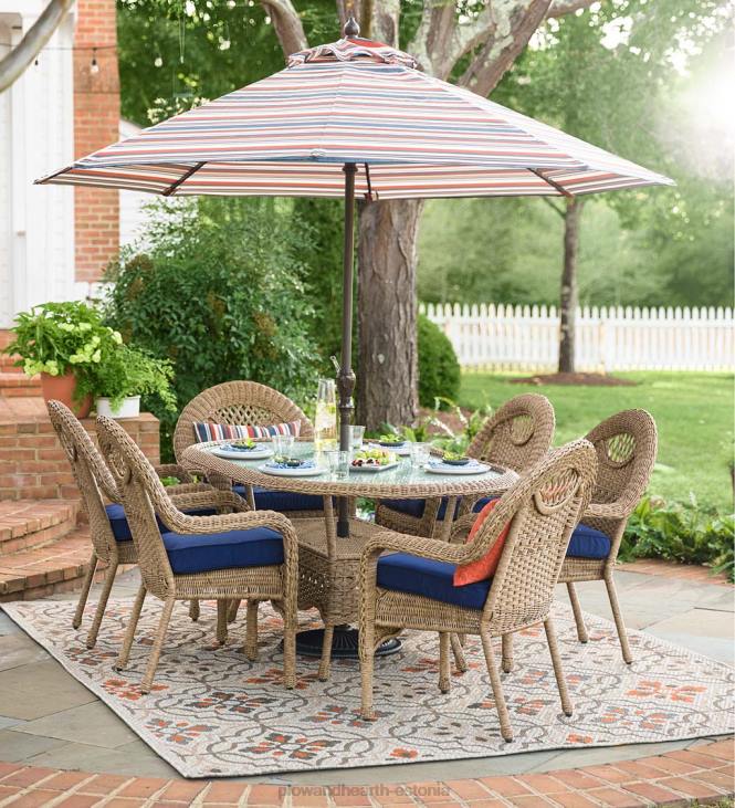 majatarbed 820L1093 prospect hill ovaalne söögilaud ja toolid Plow & Hearth