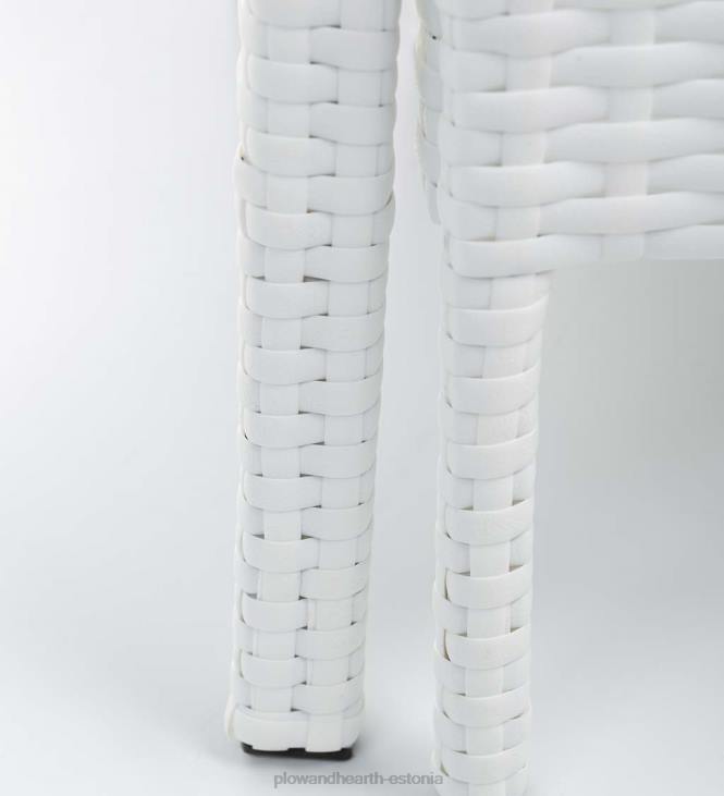 majatarbed 820L1098 sadamakuu vestluskomplekt peidus olevate ottomanide ja jahedama lauaga - valge Plow & Hearth