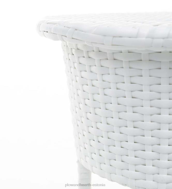 majatarbed 820L1098 sadamakuu vestluskomplekt peidus olevate ottomanide ja jahedama lauaga - valge Plow & Hearth