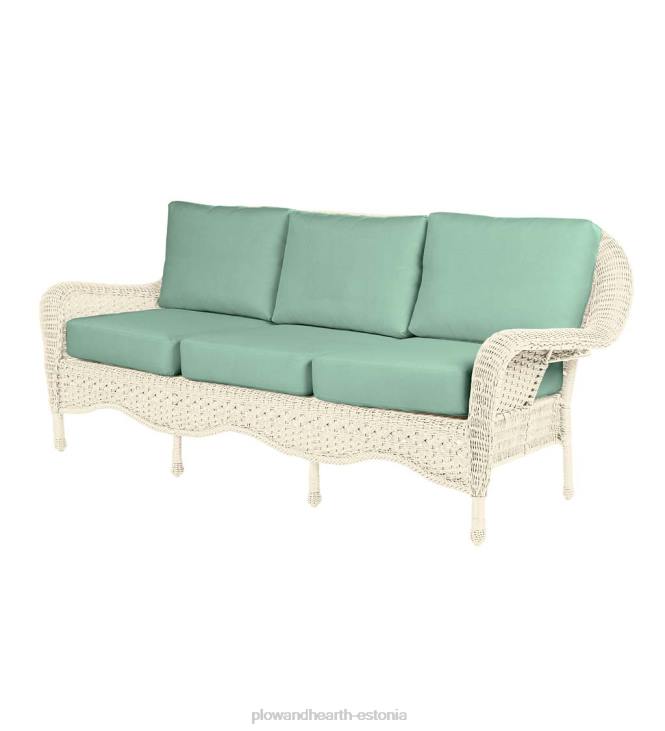 majatarbed 820L1102 prospect hill välitingimustes vitstest vitstest istumisdiivan koos patjadega Plow & Hearth