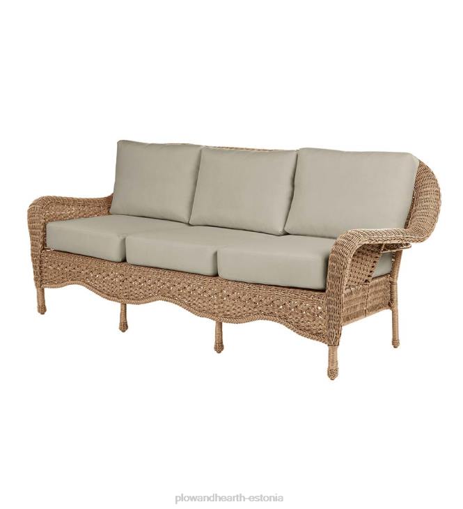 majatarbed 820L1102 prospect hill välitingimustes vitstest vitstest istumisdiivan koos patjadega Plow & Hearth