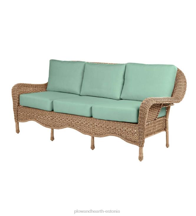 majatarbed 820L1102 prospect hill välitingimustes vitstest vitstest istumisdiivan koos patjadega Plow & Hearth