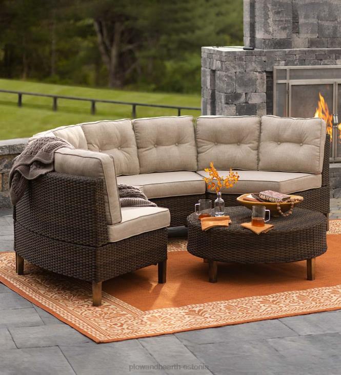 majatarbed 820L1104 kingwood modulaarne 5-osaline väliistmekomplekt - pruun Plow & Hearth