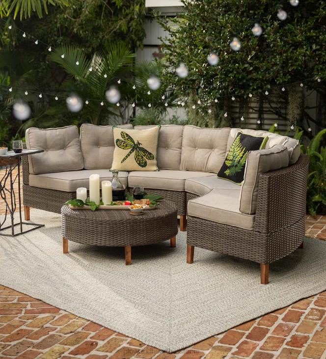 majatarbed 820L1104 kingwood modulaarne 5-osaline väliistmekomplekt - pruun Plow & Hearth