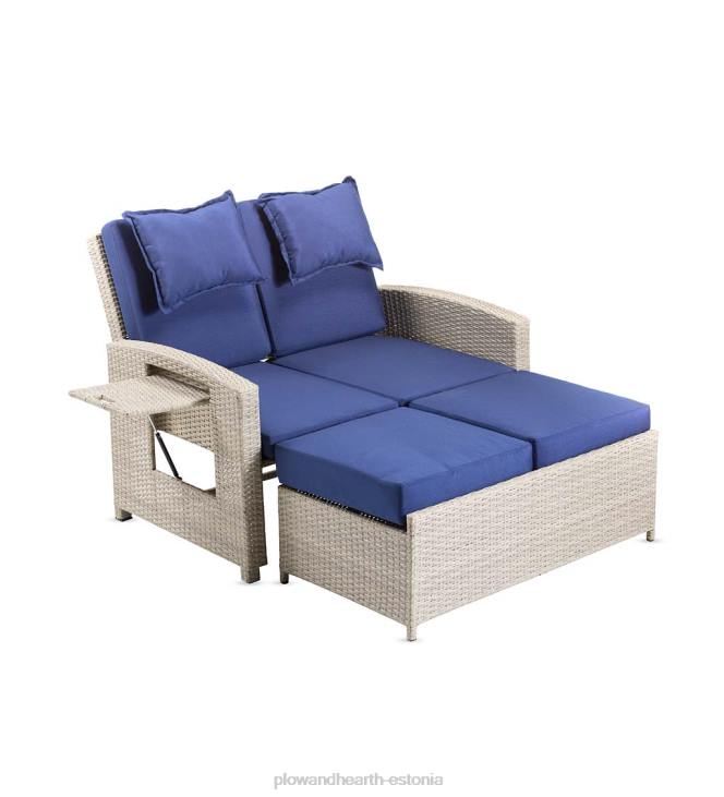 majatarbed 820L1114 multifunktsionaalne vitstest vitstest koosnev lamamistool merevärvi patjadega Plow & Hearth