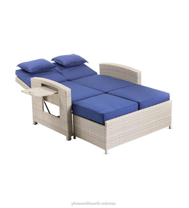 majatarbed 820L1114 multifunktsionaalne vitstest vitstest koosnev lamamistool merevärvi patjadega Plow & Hearth