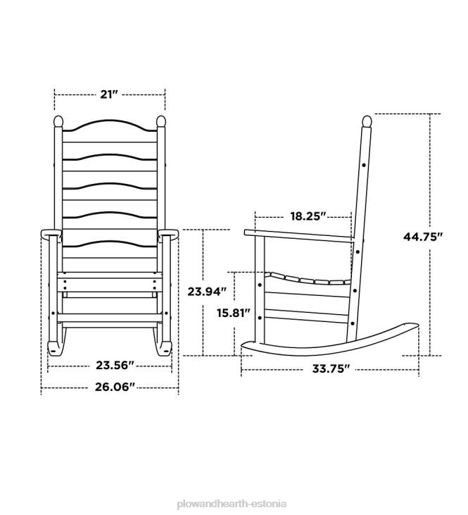 majatarbed 820L1116 polüpuidust kiiktool - roheline Plow & Hearth