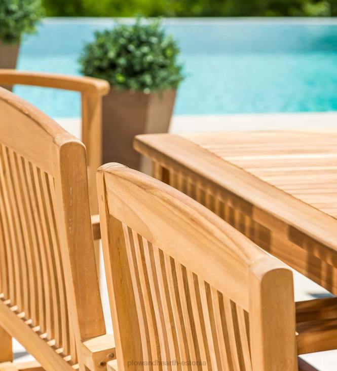 majatarbed 820L1121 tiikpuidust toolid, komplektis 2 Plow & Hearth