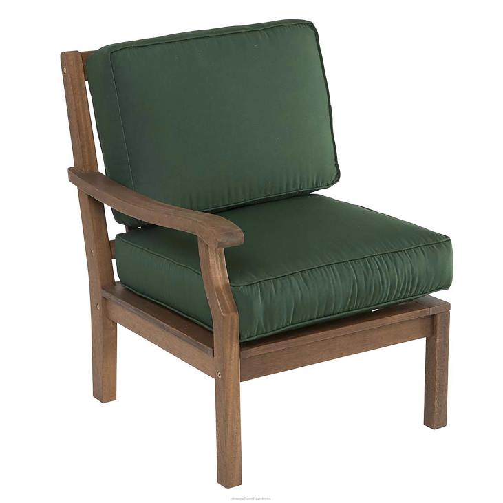 majatarbed 820L1122 Claremont eucalyptus väliistmepatjadega sektsioonistmed Plow & Hearth