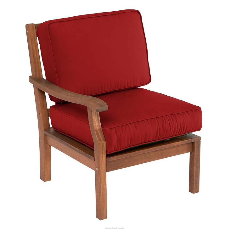 majatarbed 820L1122 Claremont eucalyptus väliistmepatjadega sektsioonistmed Plow & Hearth