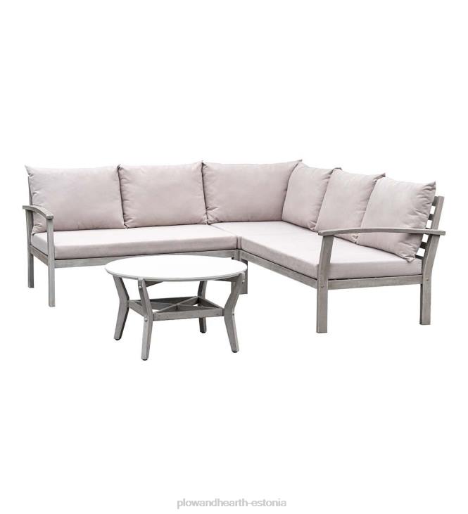 majatarbed 820L1133 ridgewind õues sektsioondiivanist koos kokteililauaga Plow & Hearth