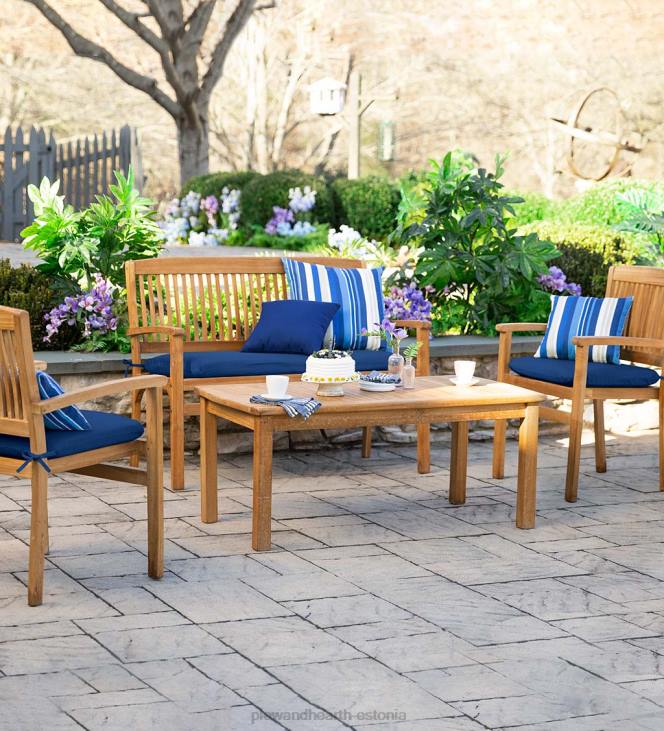 majatarbed 820L1138 tiikpuust istumiskomplekt, 4-osaline Plow & Hearth