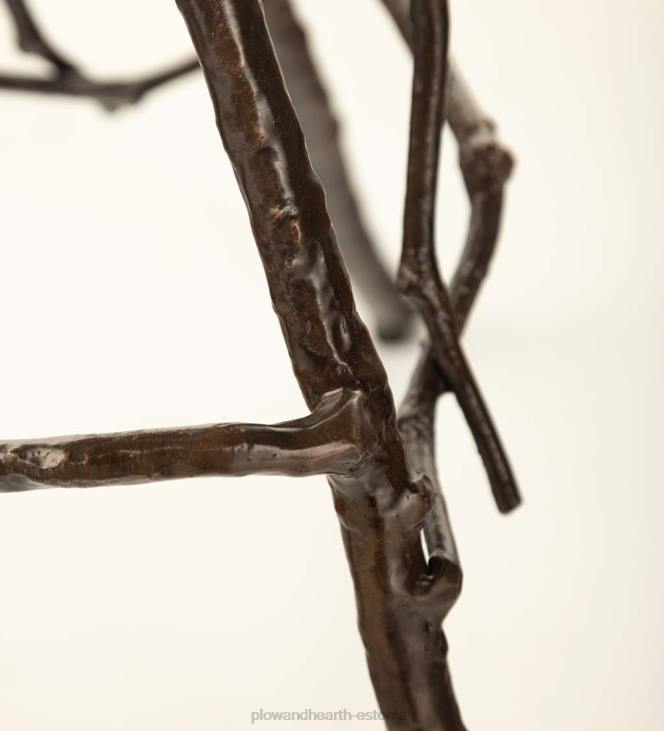 majatarbed 820L1143 marmorist plaadiga sise-/väliskraatrijärve statiivi kokteililaud Plow & Hearth