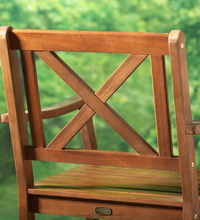 majatarbed 820L1147 claremont eucalyptus ümmargune söögilaud ja toolid Plow & Hearth