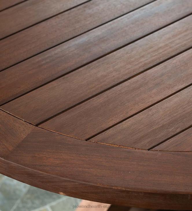 majatarbed 820L1147 claremont eucalyptus ümmargune söögilaud ja toolid Plow & Hearth