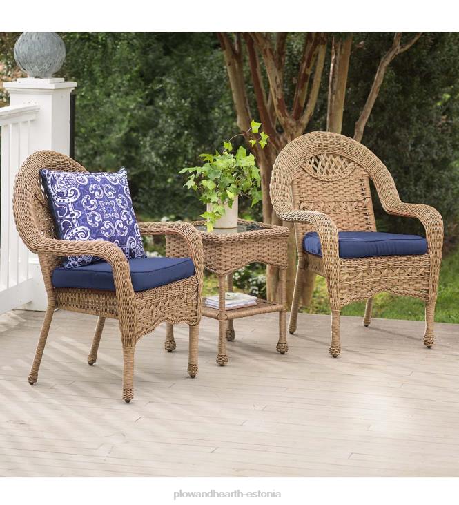 majatarbed 820L1155 prospect hill vitstest otsalaud klaasist lauaplaadiga - triivpuit Plow & Hearth