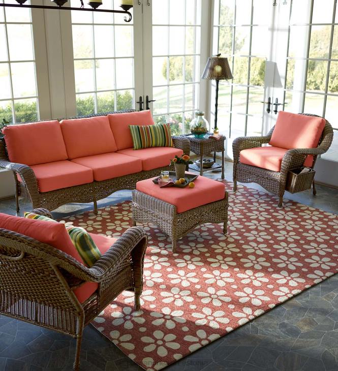 majatarbed 820L1155 prospect hill vitstest otsalaud klaasist lauaplaadiga - triivpuit Plow & Hearth