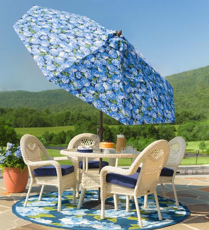 majatarbed 820L1156 prospect hill ümmargune söögilaud ja toolid Plow & Hearth