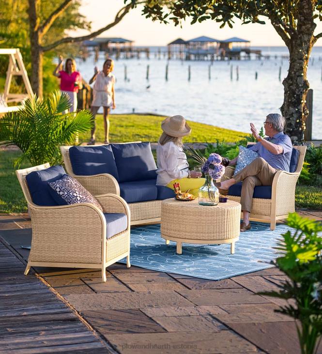 majatarbed 820L1158 urbanna driftwood premium vitstest neljaosaline patjadega komplekt - midnight Navy Plow & Hearth