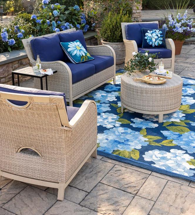 majatarbed 820L1158 urbanna driftwood premium vitstest neljaosaline patjadega komplekt - midnight Navy Plow & Hearth