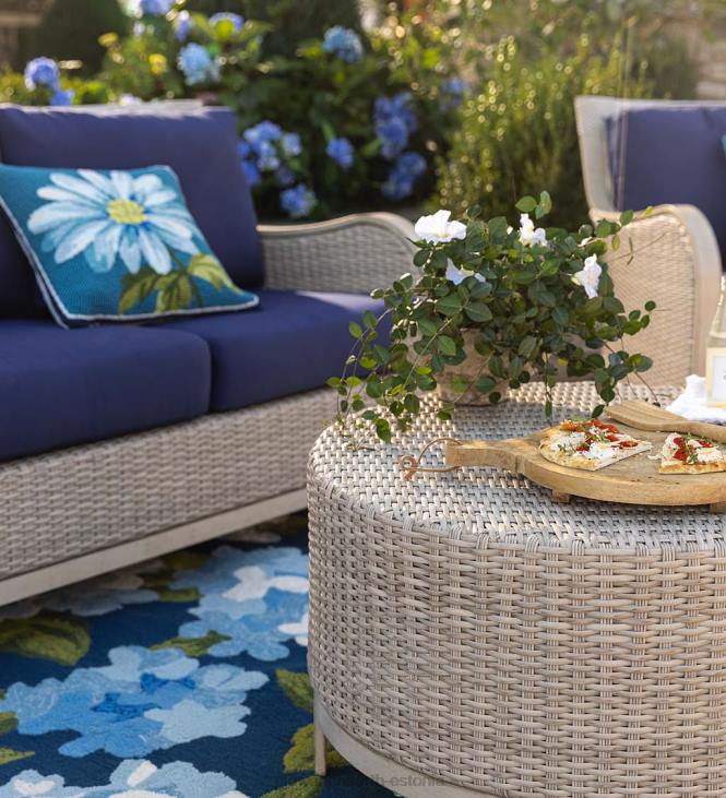 majatarbed 820L1158 urbanna driftwood premium vitstest neljaosaline patjadega komplekt - midnight Navy Plow & Hearth