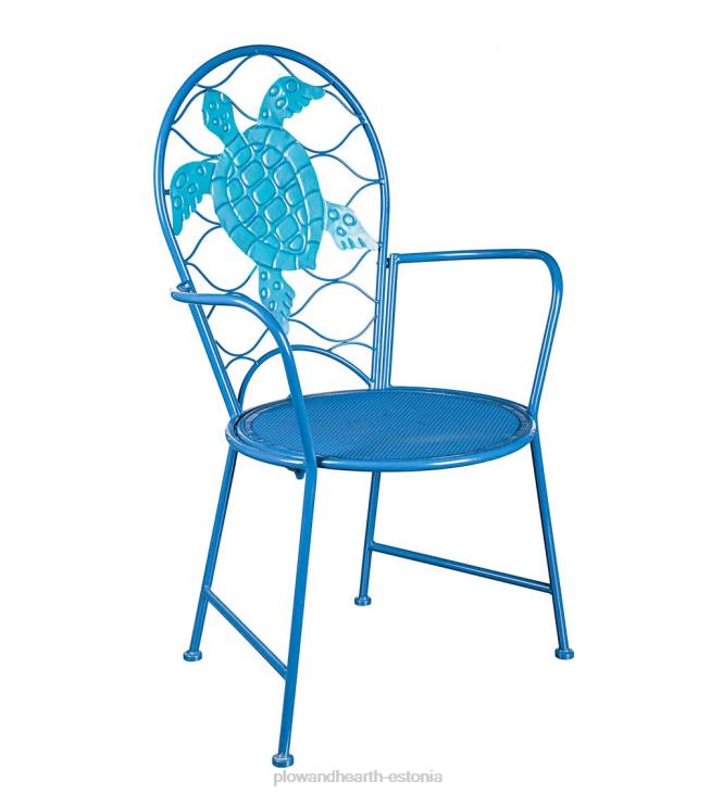 majatarbed 820L1173 metallist merikilpkonna välilaua ja toolide komplekt Plow & Hearth