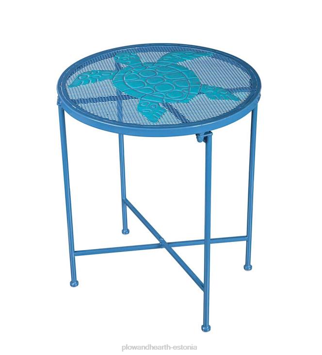 majatarbed 820L1173 metallist merikilpkonna välilaua ja toolide komplekt Plow & Hearth