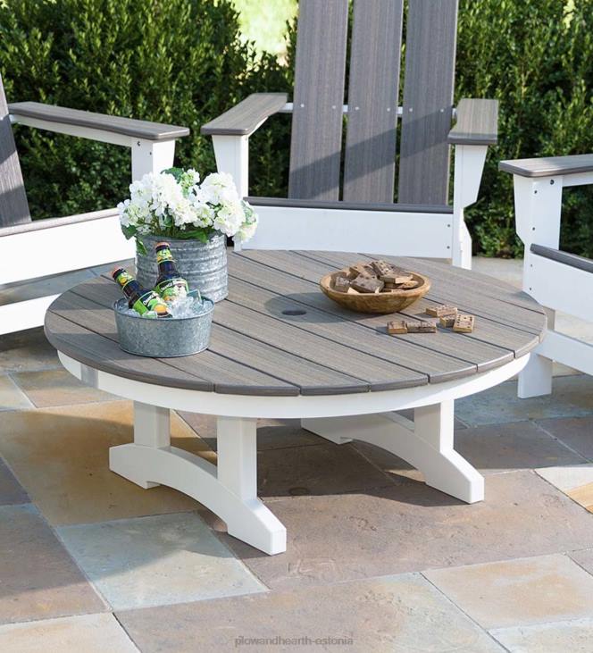 majatarbed 820L1178 maijõgi suur väli vestluslaud - mahagon/must Plow & Hearth