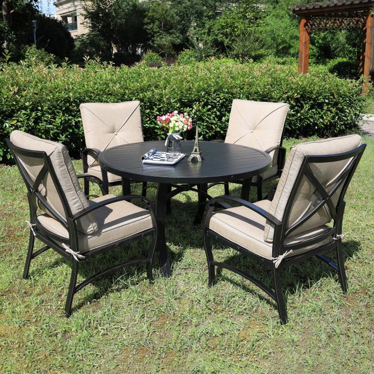 majatarbed 820L1180 granada 5-osaline söögikomplekt - antiikpronks Plow & Hearth