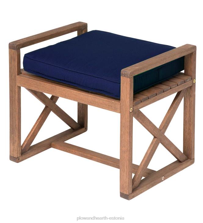 majatarbed 820L3193 claremont eukalüpti sektsioon ottoman koos padjaga - midnight Navy Plow & Hearth